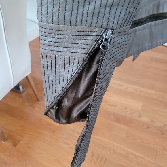 ImprovD Lamb Leather Moto Jacket - Picture 5 of 16